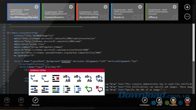 Nhiều tính năng chỉnh sửa nâng cao