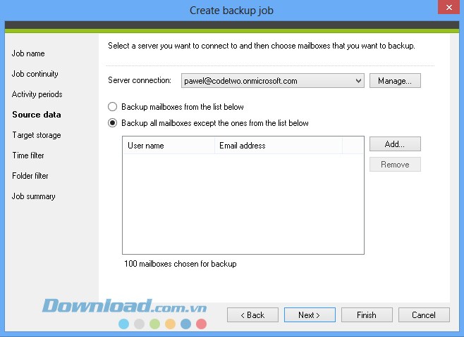 Đảm bảo an toàn cho dữ liệu hộp thư