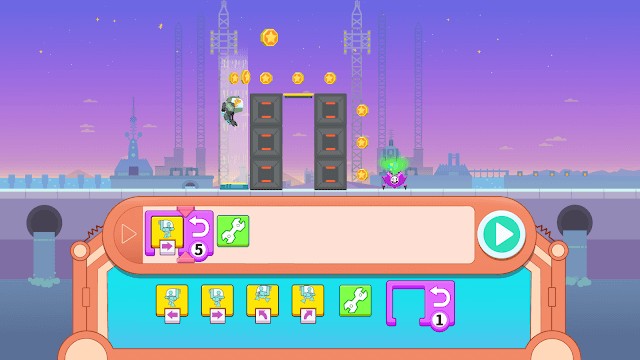 144 cấp độ hấp dẫn từ dễ đến khó giúp trẻ học các kiến thức liên quan đến lập trình