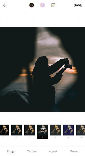 Nhiều bộ lọc với màu sắc và hiệu ứng độc đáo