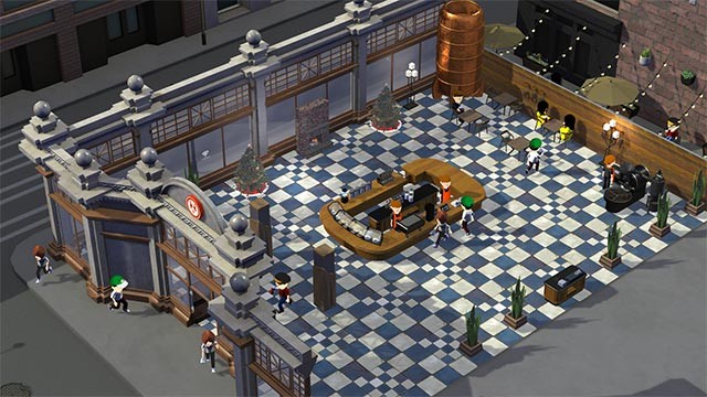 Trang trí phong cách độc đáo cho từng quán trong game Coffee Shop Tycoon