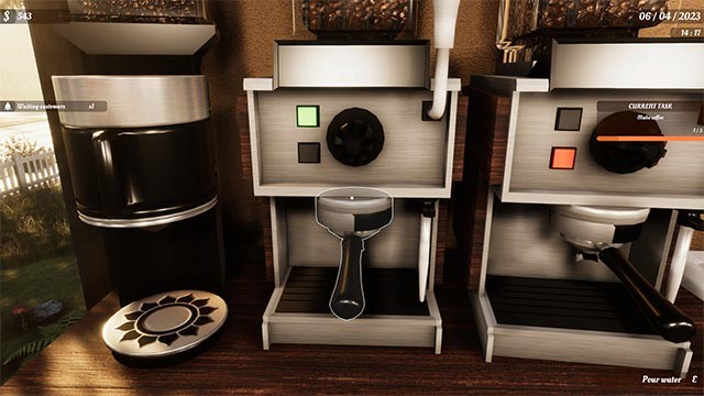 Coffeehouse Simulator mô phỏng chân thực trải nghiệm pha chế cafe và phục vụ khách hàng