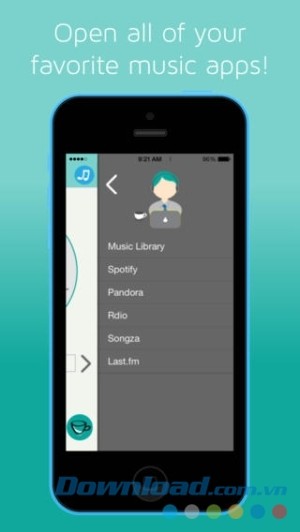 Coffitivity cho iOS mở nhạc