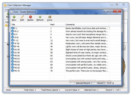 Coin Collection Manager