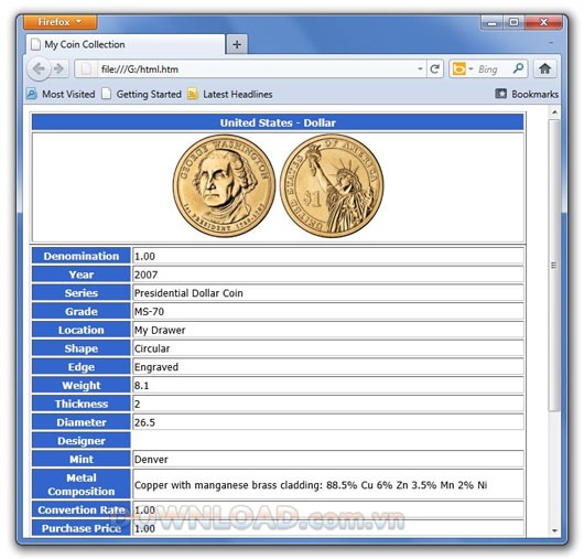 Coin Collection Manager