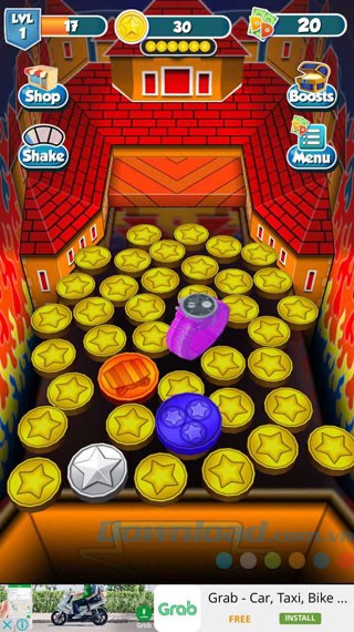 Cách chơi game Coin Dozer