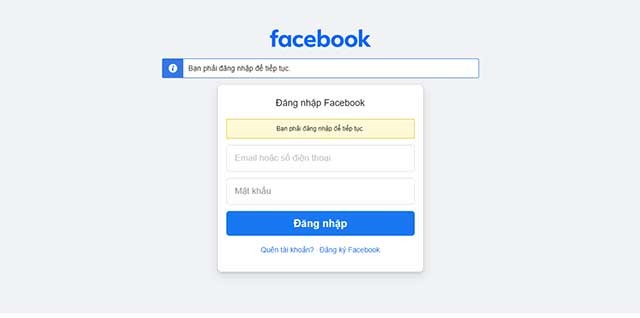 Đăng nhập vào tài khoản của bạn để chơi Coin Master trên Facebook