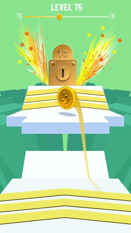 Chinh phục mọi level thách thức của Coin Rush!