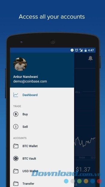 Truy cập tất cả các tài khoản đã liên kết của bạn