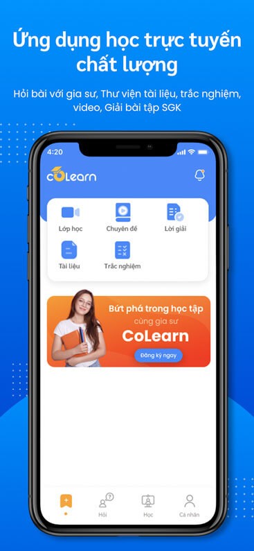 Ứng dụng học trực tuyến chất lượng