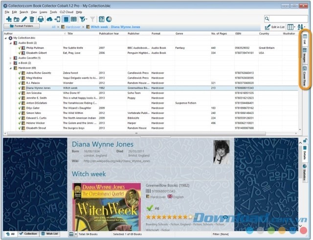 Collectorz.com Book Collector hỗ trợ tìm kiếm sách nhanh hơn