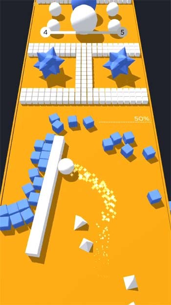 Game dẫn bóng vượt chướng ngại vật gây nghiện - Color Bump 3D