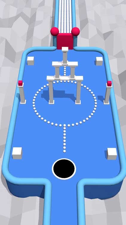 Chinh phục hàng trăm level thách thức trong Color Hole 3D