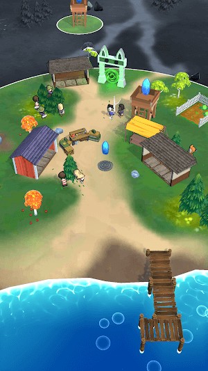 Tạo cây cầu dẫn đến hòn đảo gần đó