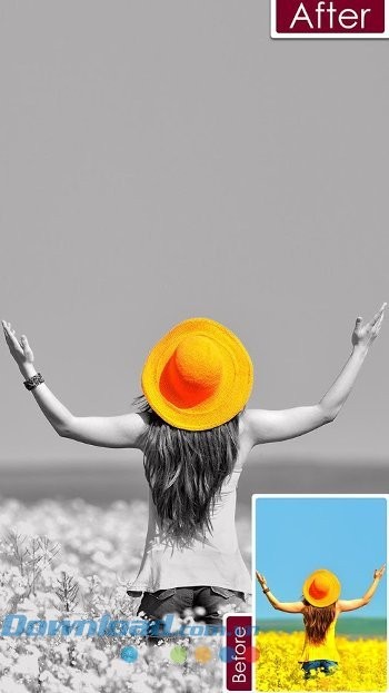 Chỉnh sửa màu ảnh đơn giản với Color Pop Effects cho Android