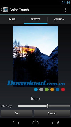 Tùy chỉnh bức ảnh