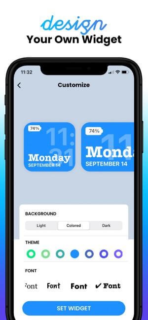 Tự thiết kế widget của bạn