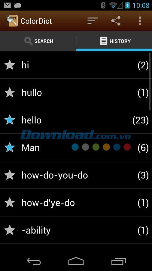 ColorDict Dictionary Wikipedia for Android
