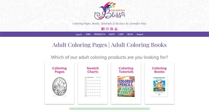 Coloring Bliss sẽ cung cấp hàng trăm bức vẽ tay độc đáo và sáng tạo