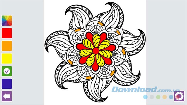 Tô màu dễ dàng bằng cử chỉ