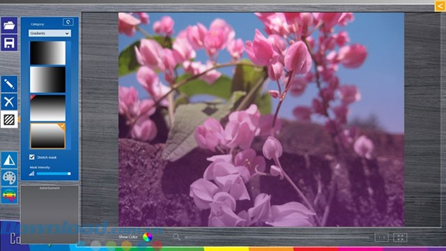 Làm màu với công cụ Gradients