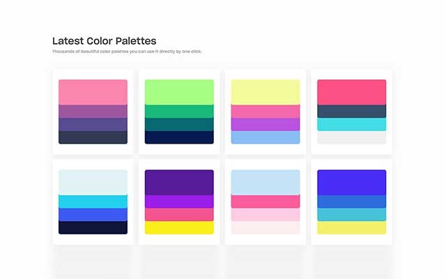 Colorsinspo sẽ mang đến những bảng màu đa dạng