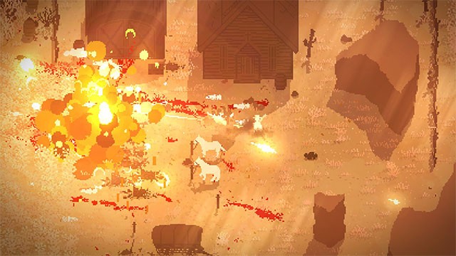 Tận dụng kỹ năng bắn súng và hành động lén lút để loại bỏ băng cướp táo tợn