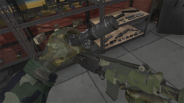 Game Combat Troops VR sở hữu kho vũ khí đa dạng, cho phép lựa chọn và chuyển đổi thoải mái