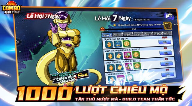 1000 lượt chiêu mộ, tân thủ mượt mà, Build thần tốc