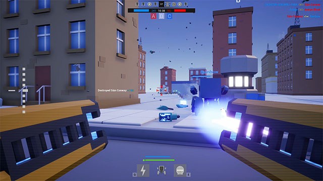 Bản đồ trong Combots game được tạo ngẫu nhiên cho mỗi lượt chơi