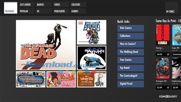 Comics for Windows 8
