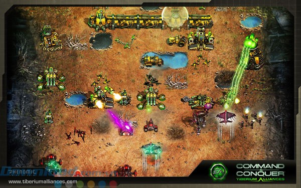 Giao diện game Command & Conquer: Tiberium Alliances