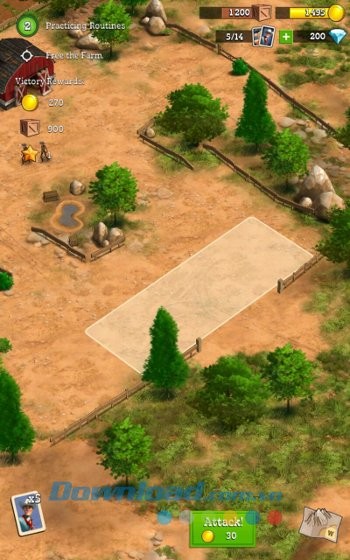 Xây dựng tòa nhà trong game Compass Point: West