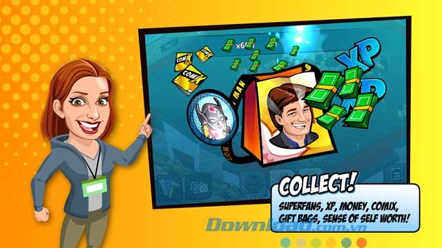 Thu thập tiền xu, điểm kinh nghiệm và các phần thưởng trong game