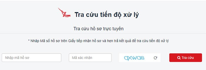 Tra cứu tiến độ Dịch vụ công trực tuyến Bộ Công An