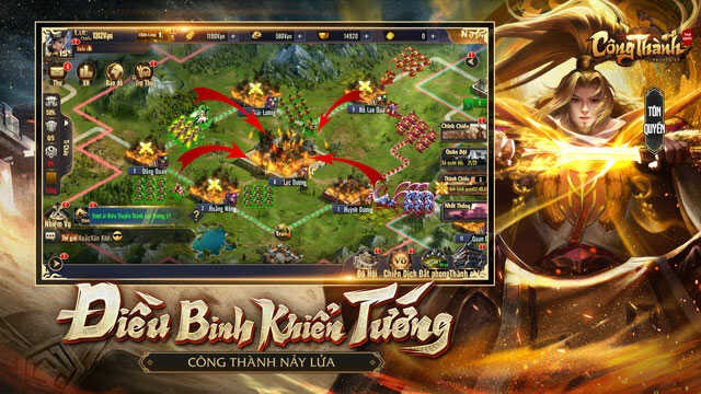 Điều binh khiển tướng, công thành nảy lửa