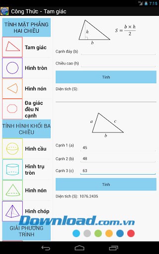 Công thức toán for Android