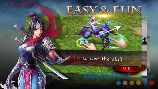 Điều khiển Conquer OnlineⅡ: Infinite Battle cho iOS dễ dàng và vui nhộn