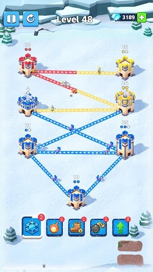 Nhiều tòa tháp cần bạn có các chiến lược khác nhau