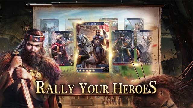 Thuyết phục các anh hùng lịch sử về phe bạn và ủy thác họ chỉ huy quân đội