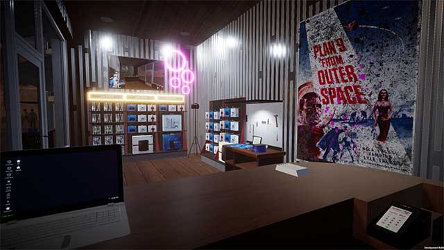 Console Shop Simulator là game mô phỏng kinh doanh cửa hàng bán máy trò chơi