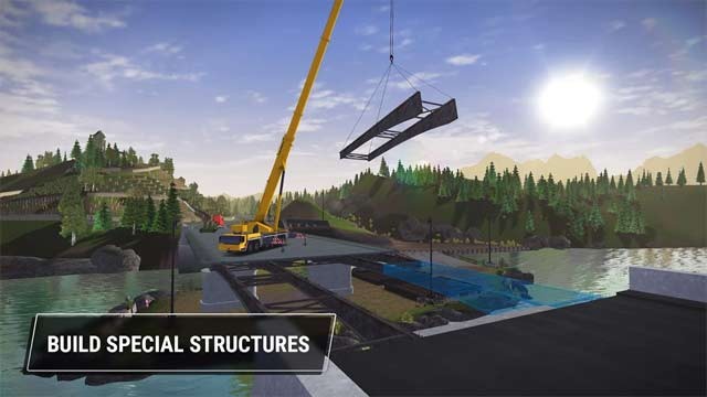 Xây dựng nhiều công trình kiến trúc khác nhau trong Construction Simulator 3
