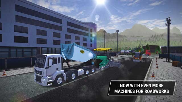 Construction Simulator 3 cung cấp nhiều phương tiện làm đường hơn nữa