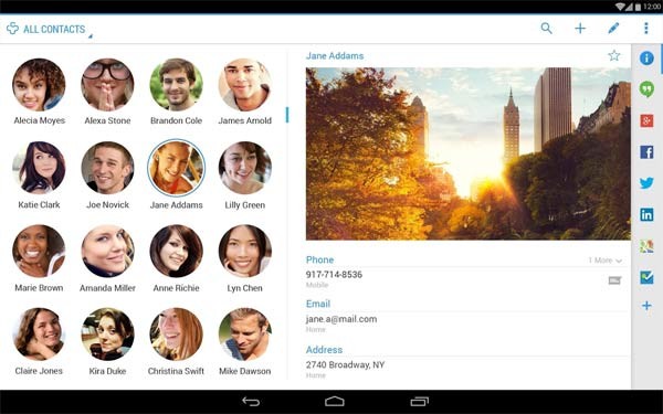 Contacts+ for Android