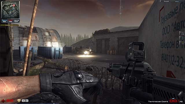 Contract Wars diễn ra tại một khu vực bị chiến tranh tàn phá ở Đông Âu