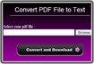 Convert PDF to Text - Online PDF Converter