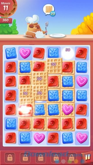 Mục tiêu thay đổi theo từng level