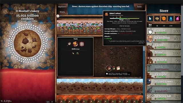 Đây là phiên bản Cookie Clicker 2021 phát hành độc quyền trên Steam