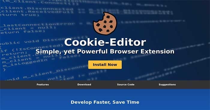 Cookie-Editor cho phép bạn tạo, chỉnh sửa và xóa cookie