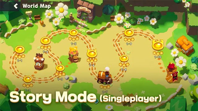 Chế độ câu chuyện cho trải nghiệm chơi đơn hấp dẫn